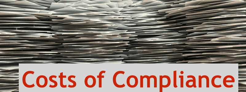 costs of compliance small business paperwork